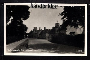 Swaffham Prior, vista al pueblo - cerca de Burwell - postal fotográfica real - Imagen 1 de 1