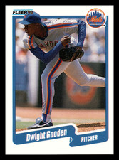 1990 Fleer Dwight Gooden New York Mets  #204 NM-MINT