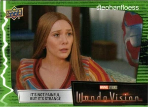 Upper Deck WandaVision Vision Green #22 It's Not Painful, But It's Strange /225 - Picture 1 of 1