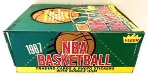 1987-88 FLEER NBA BASKETBALL EMPTY WAX ONLY 2nd Year Jordan NO PACKS - Picture 1 of 6