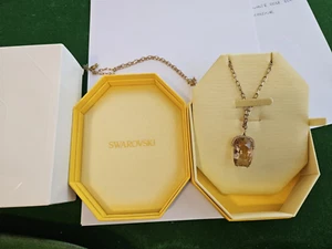 #10 Swarovski Necklace With Harmonia Pendant In White & Yellow Box (#KVA) - Picture 1 of 12