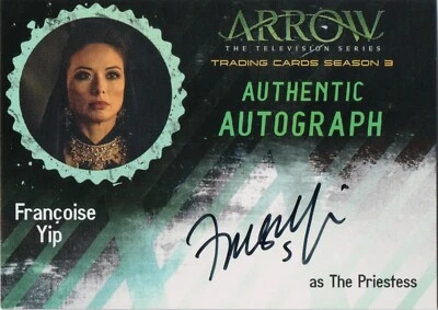 Arrow Season 3, Francoise Yip (The Priestess) Autograph Card FY - Image 1 of 2
