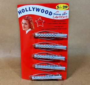1940s Hollywood Rapid Dry Curlers " The Curler used by the Stars” BETTY GRABLE - Picture 1 of 9