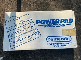 1988 Nintendo NES Power Pad Manual Original In Box