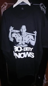 Camiseta Bobby Fresh Bo-bby Knows Bo Jackson (negra) nueva sin etiquetas talla 3XL - Imagen 1 de 5