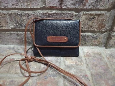 Vintage Capezio Frontier Leather Hand Bag Black Crossbody Purse/Wallet Small  - Image 1 of 4