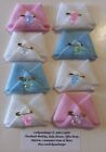 26 Handmade Mini Felt Diapers for Baby Shower Favors, Games in Various Colors