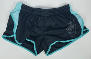 Pantalones Cortos de Correr Activos Nike Drifit Talla Pequeña Negros y Aqua para Mujer Talla M Forrados - Imagen 1 de 3