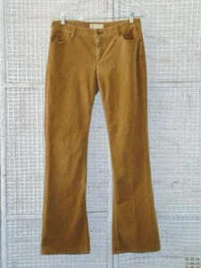 Pantaloni jeans MICHAEL KORS designer autunno marrone elasticizzato morbido pinwale velluto a coste ~ 8 x 31 - Foto 1 di 7