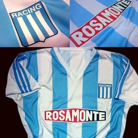 RACING CLUB 1991/92 Vintage Jersey REPLICA - All Sizes !! Cover