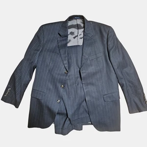 Ralph Lauren Wool Two-Piece Pinstripe Suit Set 42 Pleated Trousers Old Money - Picture 1 of 16