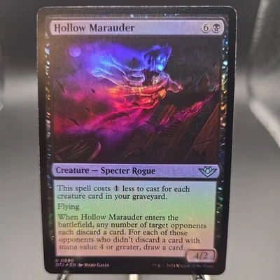 Hollow Marauder 0090 Foil Outlaws of Thunder Junction MTG Uncommon - Image 1 of 2