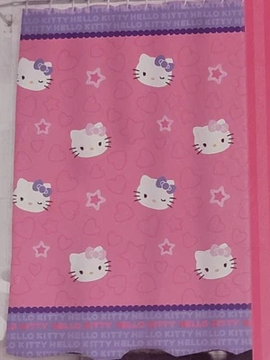 Hello Kitty by Sanrio  Fabric Shower Curtain 72 x 72" NEW NIP Pink Purple  - Image 1 of 4