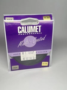 New Calumet Photographic Multi coated premium Glass Filter 72mm ND4 Filter - Picture 1 of 1