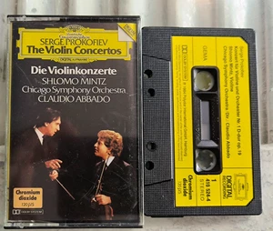 Prokofiev - Violin Concertos Mintz Abbado DG W. Germany Cassette Paper Label NM - Picture 1 of 3