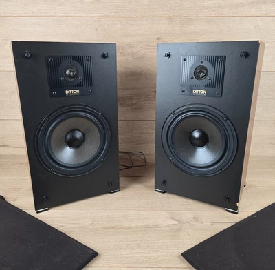 Celestion Ditton 110 Altoparlanti 2 Vie HiFi Libreria Testato e Funzionante Vedi Video - Immagine 1 di 4