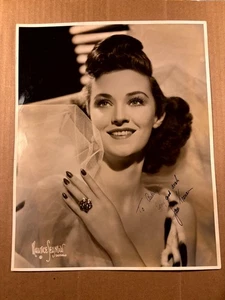 Jane Froman Rare Early Autographed Oversize 11/14 Photo '41 w/Song In My Heart - Picture 1 of 7