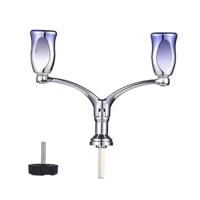 Mulinello Pieghevole Doppia Impugnatura Manopola Ricambio Ruota Pesca Fai da Te Modificato8133 - Immagine 1 di 4