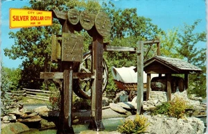 Water Powered Clock at Silver Dollar City, Missouri Postcard - Picture 1 of 2