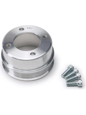 March Performance Crankshaft Pulley Serpentine 6 Rib 4.375 Dia Clear (2011) - Image 1 of 4
