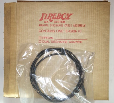 CABLE DE DESCARGA MANUAL FIREBOY 8 FT A6831-008 E-4209-08 BARCO MARINO Foto 1 de 3