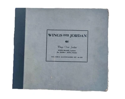 VTG Negro Black Spiritual Record Set 4 Wings Over Jordan 78s Columbia EP W/case - Image 1 of 4