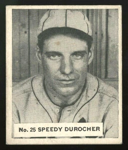 1936 V355 WORLD WIDE GUM CANADIAN GOUDEY #25 SPEEDY LEO DUROCHER BEST ON EBAY - Picture 1 of 2