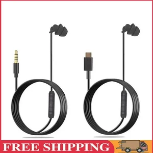 3.5mm/Type-c Wired Earbuds in Ear Wired Earphones with Mic Single Earphone - Afbeelding 1 van 14