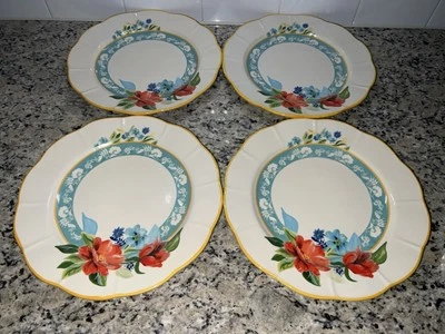 The Pioneer Woman “Spring Bouquet” Collection Stoneware Dinner Plates Set of 4 - Image 1 of 4