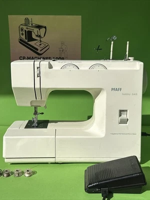 Nähmaschine Pfaff Hobby 342 Dorina Type 740 Näht Jeans Leder Top ✅ 80W Motor ! - Bild 1 von 4