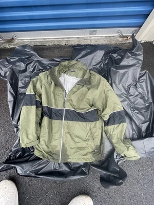 Nike Men's Windbreaker Track Jacket Green, Size Large, Vintage 80s/90s - Image 1 of 3