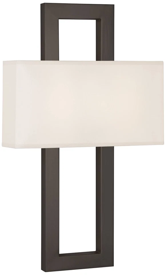 Robert Abbey Lighting Z115 Doughnut - Two Light Wall Sconce Deep Patina Bronze