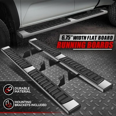 Estriberas de barra lateral de 6,75" para Toyota Tacoma de acceso/cabina extendida 05-23 Foto 1 de 4