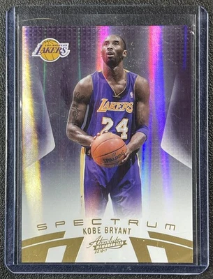 KOBE BRYANT 2010-11 PANINI ABSOLUTE MEMORABILIA #5 SPECTRUM GOLD 068/100 LAKERS - Image 1 of 2