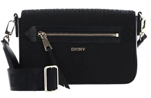 DKNY Bryant Ave Flap Crossbody Bag Umhängetasche Schultertasche JET BLK / BLK - Bild 1 von 4