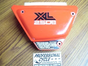Bonita cubierta de caja de aire lateral izquierda Honda 78-79 XL250S XL250 17220-428-000ZA OEM - Imagen 1 de 8