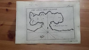 1780 Roux-Meucci: Mappa "Port Caraga Hi En Caramanie" (Turchia Turkey Turquia) - Picture 1 of 1