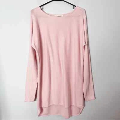 Michael Kors High-Low Pink Knit Sweater Dress Size Medium - Image 1 of 4