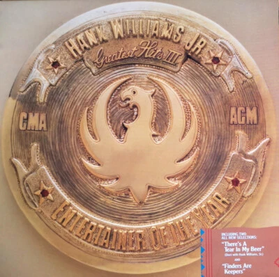 Hank Williams Jr. Greatest Hits III LP, Comp 1989 Country (M / NM or M-) - Image 1 of 4