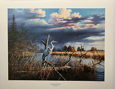 Ken Zella - Swamp Island  Signed  & Numbered Image Size 18"x 24"