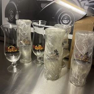 Hard Rock Cafe Hurricane Glass San Antonio, Cancun, New York, (2) Houston, Orlan - Picture 1 of 5