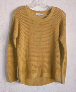 Suéter Suéter Madewell Northshore para Mujer S Amarillo Dorado Playa Capa de Verano - Imagen 1 de 7