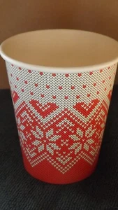 Glühweinbecher, Heißgetränke, Weihnachten Pappbecher "Winter" 200ml  100-1000 St - Bild 1 von 4