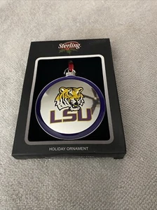 LSU Tigers Holiday Ornament 3" versilbert - Bild 1 von 4