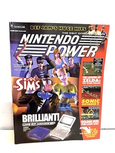 Nintendo Power Magazine Volume 166 March 2003 "The Sims" W/ Def Jam Poster - Picture 1 of 9