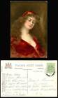 A. Asti Artist Signed Beatrice, Glamour Lady Woman Girl 1906 Old Tuck&#39;s Postcard