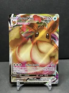 POKÉMON TCG EEVEE VMAX SWSH087 BLACK STAR PROMO HOLO SWORD & SHIELD NM - Picture 1 of 2