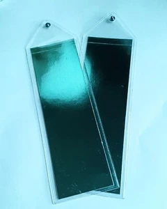 Sky Blue Foil Rhinestone Bookmarks w/ Bookmark Sleeves, Price Per Bookmark  - Picture 1 of 1