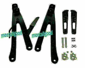 Passenger Rear Foot Pegs Footrest&Brackets Black For Honda CBR 600RR 07 08 09-11 - Picture 1 of 2