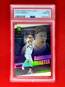 Panini Rainbow Holo LUKA DONCIC Card #77 Mavs Lakers PSA 10 GEM MINT eBay 1 of 1 - Picture 1 of 3